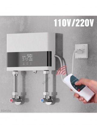 220V Instant Water Heater Bathroom Kitchen Wall Mounted
