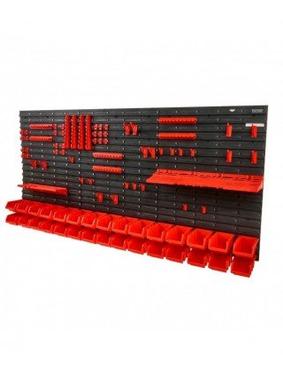 Wall Mounted Storage Bins 30/48-Bin Parts Rack Organizer Garage
