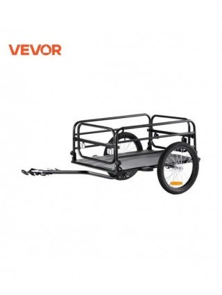 160 lbs Bike Cargo Trailer Foldable Storage Bicycle Wagon Cart