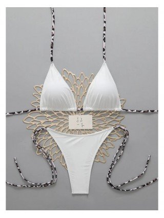 Sexy Neck Micro Bikini 2026 Women's Swimsuit Triangle Bathing