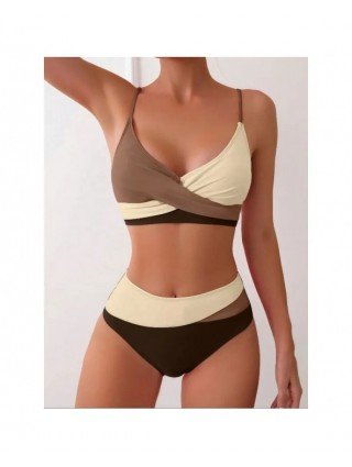 2026 New Patchwork Two-Piece bikini Swimsuit Sexy Women Tight