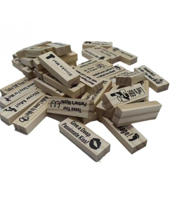 48Pcs Sex Block Tumbling Tower Stacking GamesGame For Adults