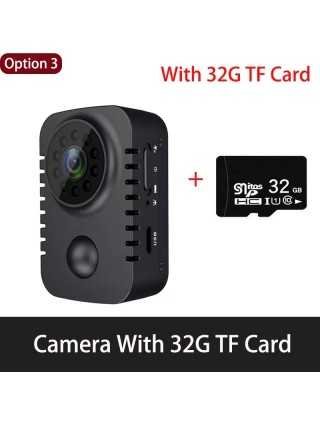 HD mini korpuso kamera, belaidė 1080p saugos kišeninės kameros