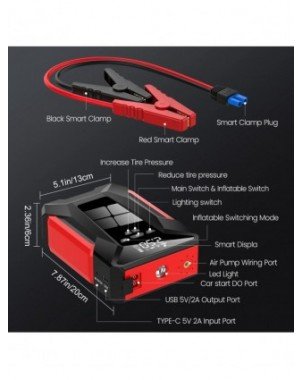 28000mAh Car Automotive Emergency Power Jump Starter
