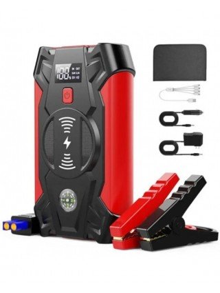 39800mAh Car Jump Starter 1200A LED Display Power Bank Battery
