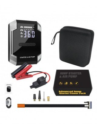 Car Jump Starter 26800mAh Power Bank 150PSI Pump Air Compressor