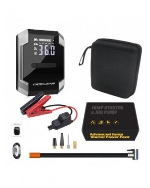 Car Jump Starter 26800mAh Power Bank 150PSI Pump Air Compressor