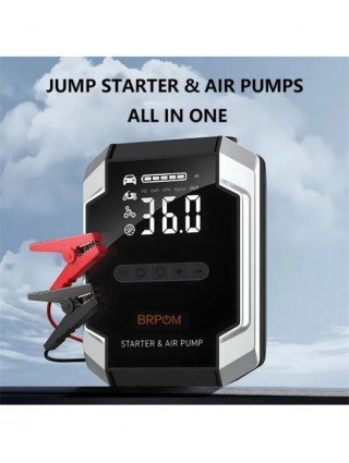 Car Jump Starter 26800mAh Power Bank 150PSI Pump Air Compressor