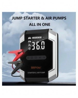 Car Jump Starter 26800mAh Power Bank 150PSI Pump Air Compressor