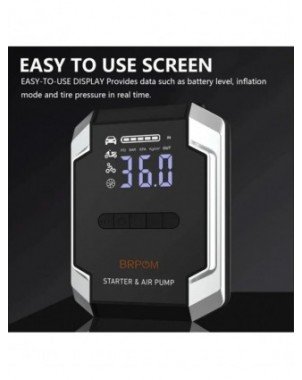 Car Jump Starter 26800mAh Power Bank 150PSI Pump Air Compressor