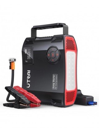 4 In 1 2000A Jump Starter Power Bank 16000mAh 150PSI Air
