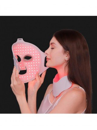 Silicone LED Facial Mask 7 Colors Photon Beauty Face Neck Care
