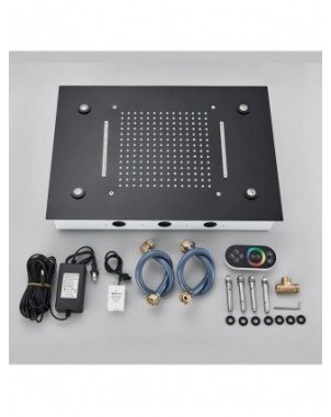 35*50cm Embed Ceiling LED Shower Head High Flow Shower Mixer