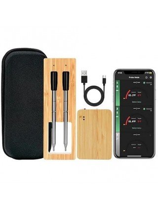Wireless Meat Thermometer with Bluetooth 5.2 for 164ft Range on