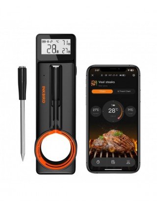 WiFi Meat Thermometer, 5mm Ultra Thin Probe, Bluetooth 5.4, 26