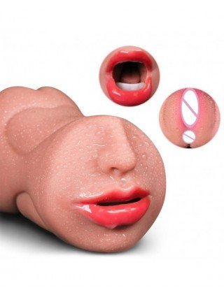 3 in 1 Artificial Vagina Realistic Vaginal Real Oral Vagina