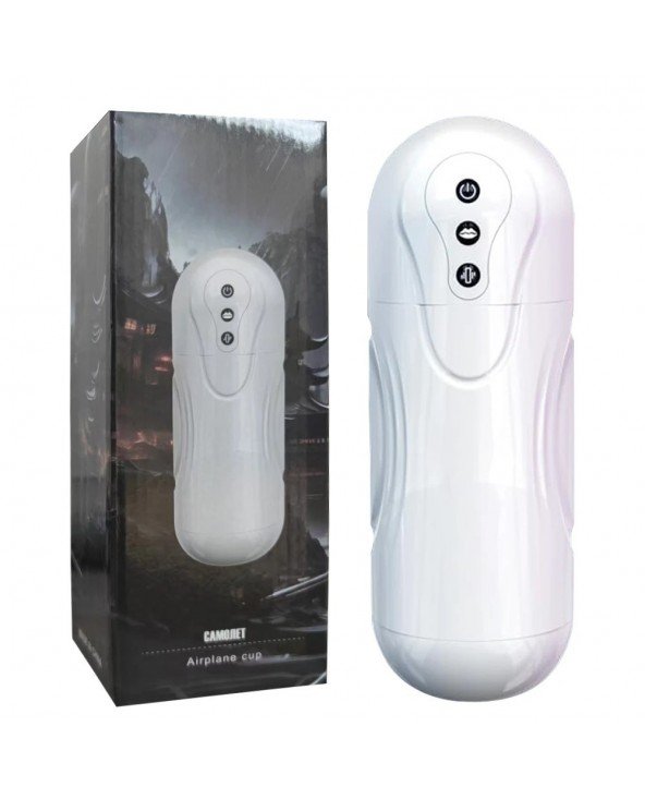 Automatic Sucking Vibrating Masturbation Cup Deep Throat
