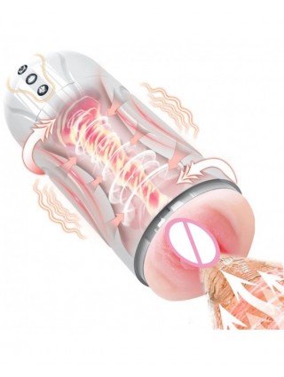 Automatic Sucking Vibrating Masturbation Cup Deep Throat