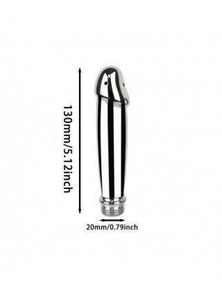 Stainless Steel Dildo Enema Plug Medical Grade Anal Cleaner