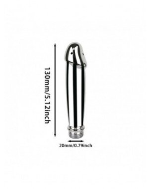 Stainless Steel Dildo Enema Plug Medical Grade Anal Cleaner