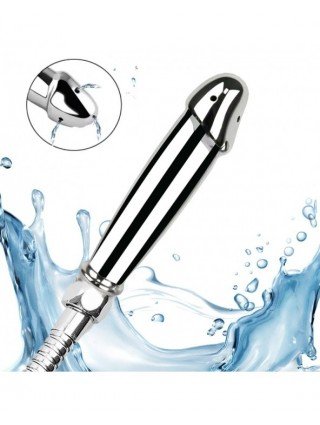 Stainless Steel Dildo Enema Plug Medical Grade Anal Cleaner