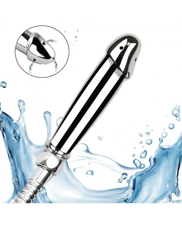 Stainless Steel Dildo Enema Plug Medical Grade Anal Cleaner