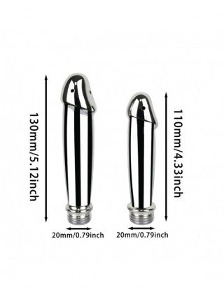 Stainless Steel Dildo Enema Plug Medical Grade Anal Cleaner