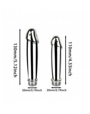 Stainless Steel Dildo Enema Plug Medical Grade Anal Cleaner