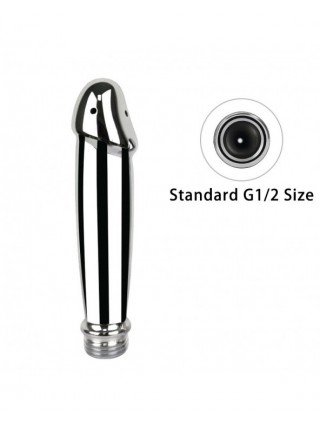 Stainless Steel Dildo Enema Plug Medical Grade Anal Cleaner
