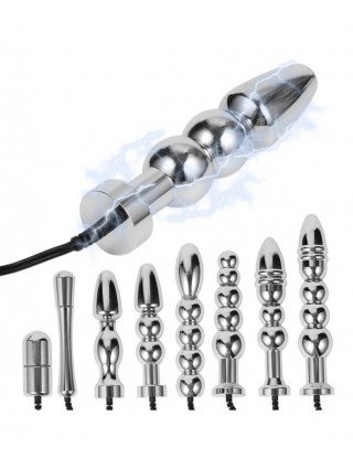 BDSM Electrode Shock Anal Stimulation Massager Butt Plug