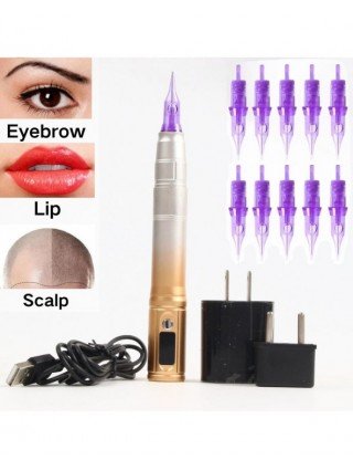 Wireless Permanent Makeup Machine Kit Microblading Eyebrow