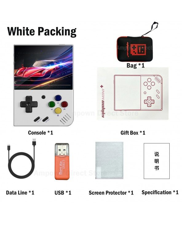 Miyoo Mini Plus 3.5'' IPS Mini+ V3 Handheld Game Console Retro