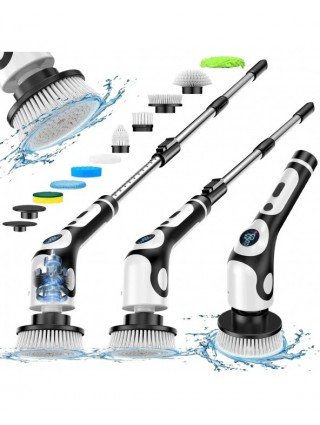 Multifunctional Electric Cleaning Brush 11 in 1 Voice Cordless