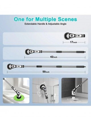 Multifunctional Electric Cleaning Brush 11 in 1 Voice Cordless