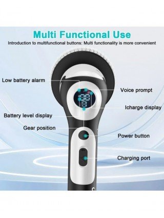 Multifunctional Electric Cleaning Brush 11 in 1 Voice Cordless