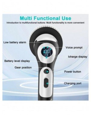 Multifunctional Electric Cleaning Brush 11 in 1 Voice Cordless
