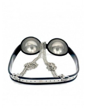 5PCS Set Male Chastity Device Stainless Steel Waist Belt Neck