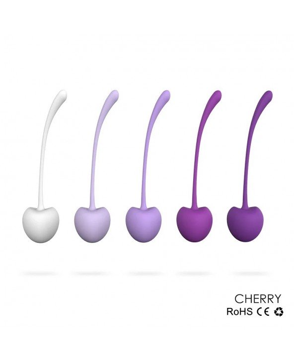 5Pcs Safe Silicone Smart Kegel Ball Cherry Ben Wa Ball Geisha