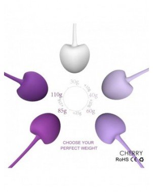 5Pcs Safe Silicone Smart Kegel Ball Cherry Ben Wa Ball Geisha