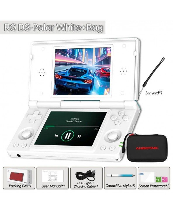 Anbernic RG DS Dual 4.0” IPS Screen Video Game Console Android
