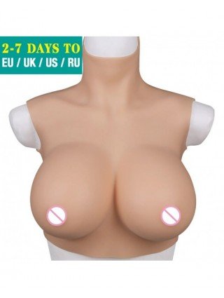 Dokier Silicone Breast Forms Fake Artificial Huge Boobs for