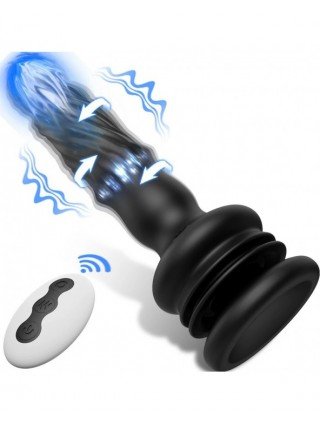 Vibrating Prostate Massager for Male Wriggling Rotating Butt