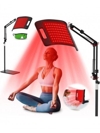 Red Light Therapy Lamp,660&850nm Deep Near Infrared Light