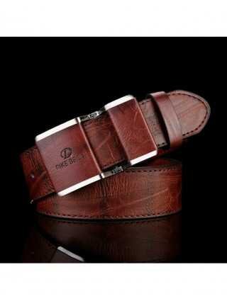 2021 New men's belt korean fashion smooth buckle business