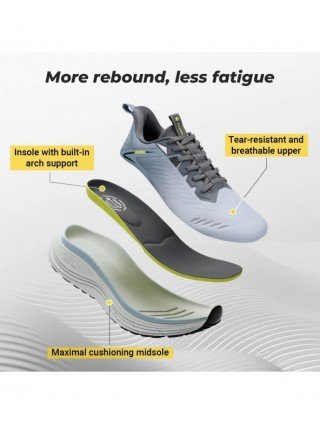 Fittington Men's Walking Shoes For Wide Cushioned Running Shoes