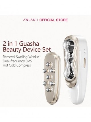 2 in 1 Guasha Beauty Device Set Facial Removal Swelling Wrinkle