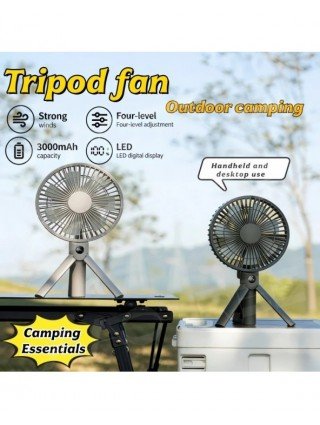 Portable Handheld Rechargeable Fan LED Digital Display