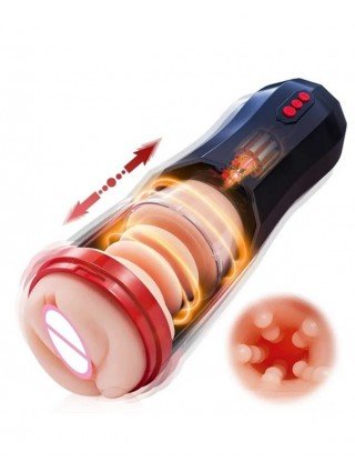 Fully Automatic Retractable Male Masturbator Pussy Vaginal Anal