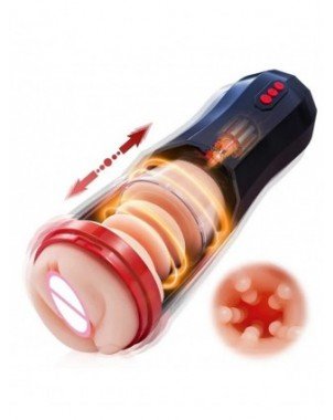 Fully Automatic Retractable Male Masturbator Pussy Vaginal Anal