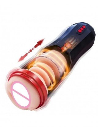 Fully Automatic Retractable Male Masturbator Pussy Vaginal Anal